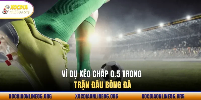 vi du keo chap 0 5 trong tran dau bong da Ví dụ kèo chấp 0.5 trong trận đấu bóng đá